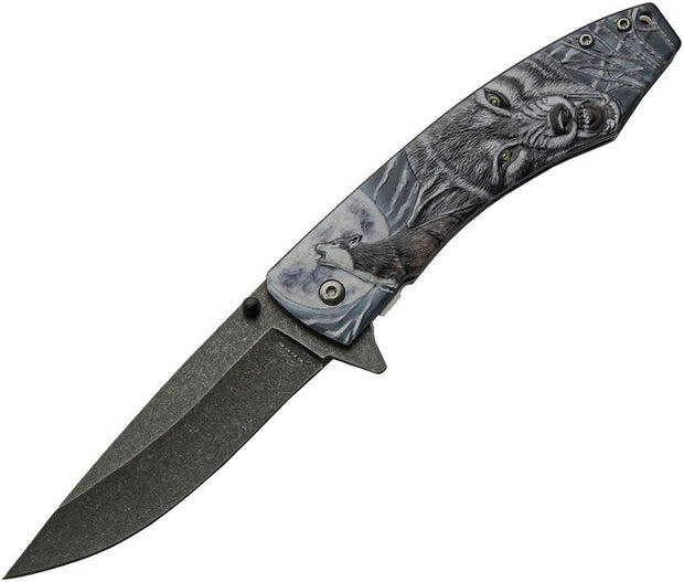 Rite Edge Dark Moon Linerlock A/O Gray 300605-BK by Rite Edge