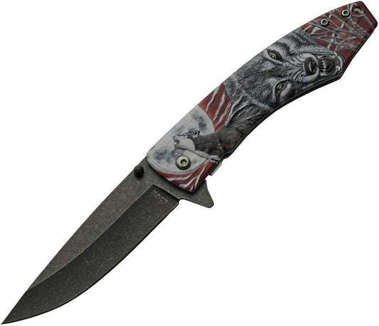 Rite Edge Dark Moon Linerlock A/O Red 300605-RD by Rite Edge