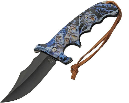 Rite Edge Defender Linerlock A/O Wolf 300607-WF by Rite Edge