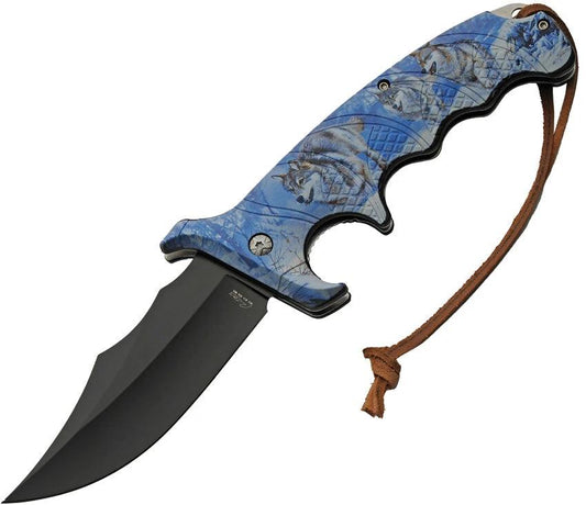 Rite Edge Defender Linerlock A/O Wolf 300607-WM by Rite Edge