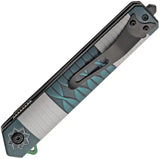 Rite Edge Shinazugawa Linerlock AO 300614 SS Tanto Blade Glass Breaker Pocket Clip Aluminum Handle - Assisted Opening by Rite Edge