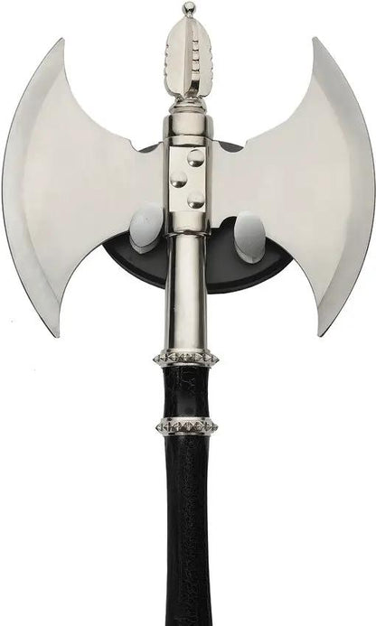 Premium Squire Axe With Plaque Display 21 Inch Overall Satin Stainless Head Wire Wrapped Handle For Collectors by China Made