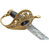McElroy Cavalry Sword Stainless Etched Blade For Collectors by China Made