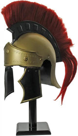 Authentic Roman Centurion Helmet Prop Replica 14in 18GA Steel Leather Chin Strap For Cosplay Fans by China Made