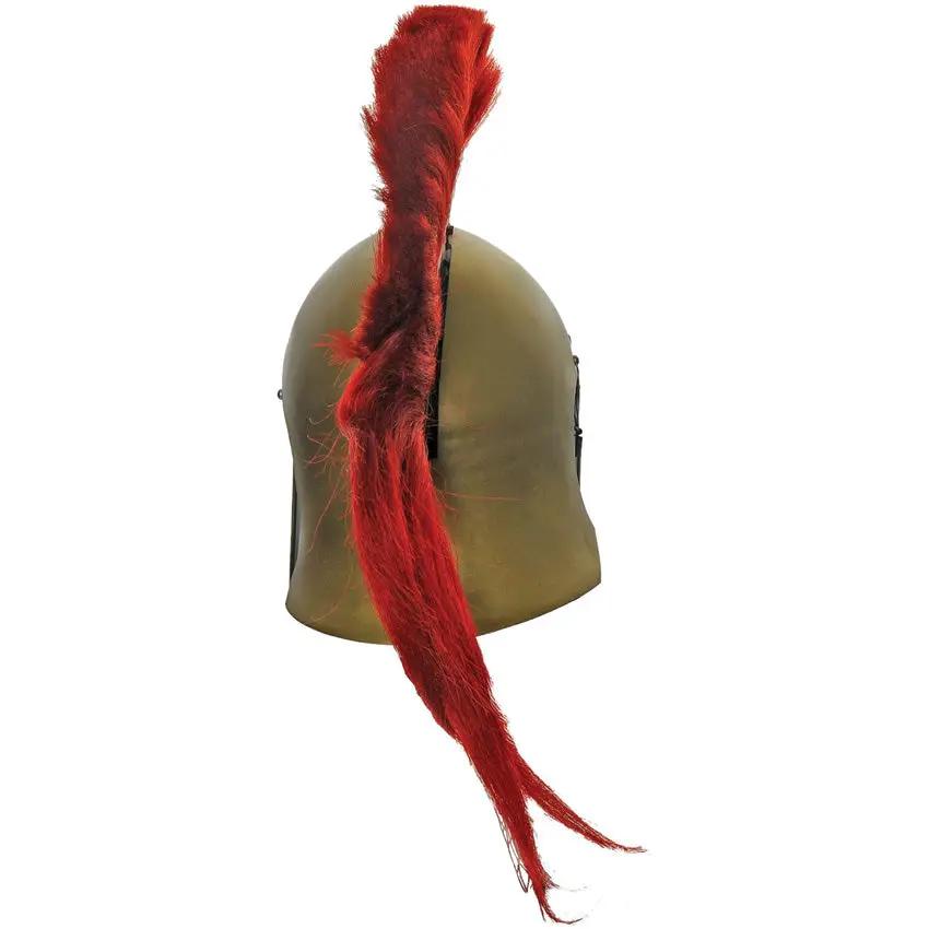 Authentic Roman Centurion Helmet Prop Replica 14in 18GA Steel Leather Chin Strap For Cosplay Fans by China Made