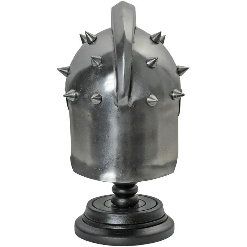 Gladiator Helmet 18 Gauge Steel 7.5 Inch With Black Display Stand For Collectors by China Made
