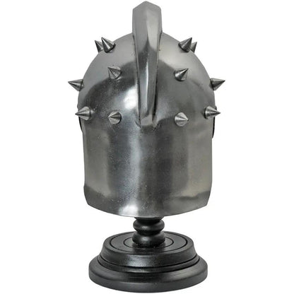 Gladiator Helmet 18 Gauge Steel 7.5 Inch With Black Display Stand For Collectors by China Made