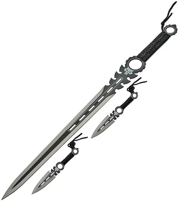 Monster Sword Set Two Tone Blade Full Tang For Collectors by China Made