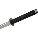 Ninja Sword 29 Inch With 420 Stainless Tanto Blade Cord Wrapped Handle Shoulder Strap For Martial Arts Enthusiasts by China Made