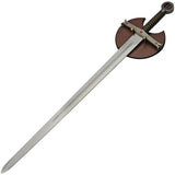 Rite Edge Knights Of Templar Sword - 420 Stainless Blade With Stainless Guard And Leather Wrapped Handle by Rite Edge