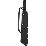 Sawback Jungle Machete 25in Overall With 17.5in Stainless Blade Black Wood Handle For Durable Outdoor Enthusiasts by China Made