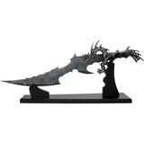 China Made Dragon Sword 21 Inch Premium Stainless Blade With Dragon Handle And Wooden Display Stand For Collectors by China Made