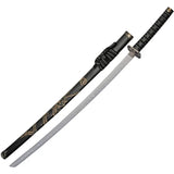 Dragon Katana Set 3 Piece Stainless Blade With Black Cord Wrapped Handles And Display Stand For Collectors by China Made