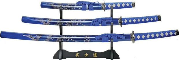Rite Edge 3pc Dragon Sword Set Blue 926970-BL by Rite Edge