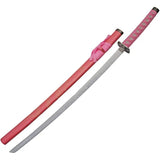 Pink Dragon Katana Set 3-Piece For Collectors Stainless Blades With Pink Cord-Wrapped Handles And Dragon Scabbards by China Made