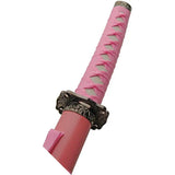 Pink Dragon Katana Set 3-Piece For Collectors Stainless Blades With Pink Cord-Wrapped Handles And Dragon Scabbards by China Made