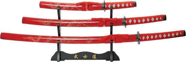 Rite Edge 3pc Dragon Sword Set Red 926970-RD by Rite Edge