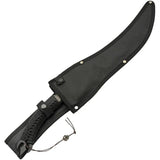 Ghoul Fantasy Knife Elite 19.5 Inch Two-Tone Stainless Blade Full Tang with Lanyard Hole and Nylon Belt Sheath for Collectors by China Made