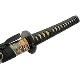 Wading Tiger Katana 41 Inch Overall With 32 Inch Carbon Steel Blade Cord Wrapped Handle Iron Guard For Martial Arts Fans by China Made