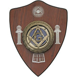 Rite Edge Mason Double Sword Plaque Set of Two - Mirror Finish 420 Stainless Blades With Gold Zinc Handles by Rite Edge