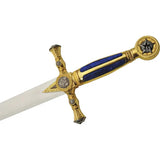 Rite Edge Mason Double Sword Plaque Set of Two - Mirror Finish 420 Stainless Blades With Gold Zinc Handles by Rite Edge