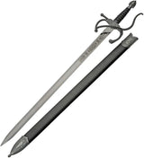 Elegant 38 Inch Rapier With 420 Stainless Blade Zinc Alloy Guard Leather Wrapped Handle For Collectors by China Made