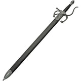 Elegant 38 Inch Rapier With 420 Stainless Blade Zinc Alloy Guard Leather Wrapped Handle For Collectors by China Made