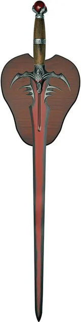 Premium Dragonborn Sword For Collectors 42.5 Inch With 33.75 Inch 3Cr13 Stainless Blade Brown Wood Handle Display Plaque by China Made