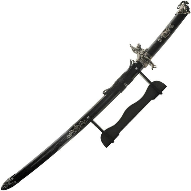 China Made Dragon Warrior Sword w Display 927004 by China Made