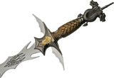 Dragon Claw Sword With Wooden Display Plaque For Collectors Premium 33 Inch Satin Stainless Blade by China Made