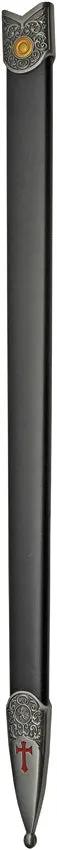 Rite Edge Medieval Crusader Sword - 38 Inch Overall With Satin Finish 420 Stainless Blade by Rite Edge