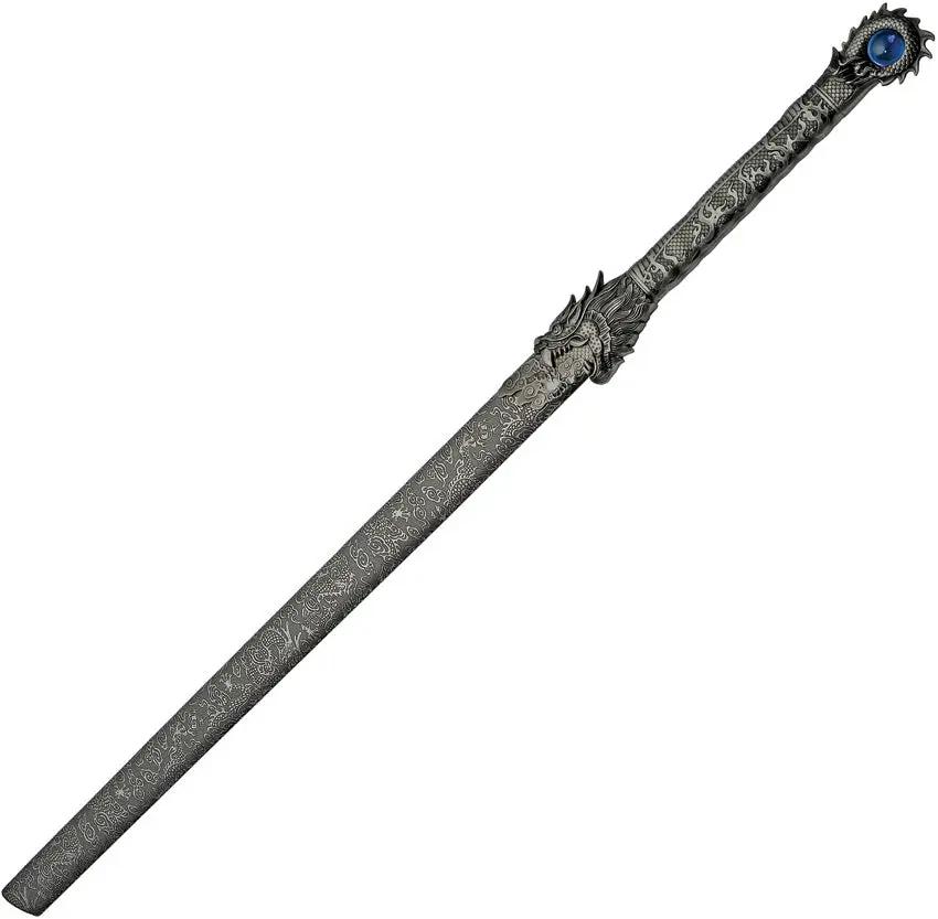 Rite Edge Storm Guardian Sword - Dragon-Shaped Handle With Blue TiNi Coated Blade And Zinc Grip by Rite Edge