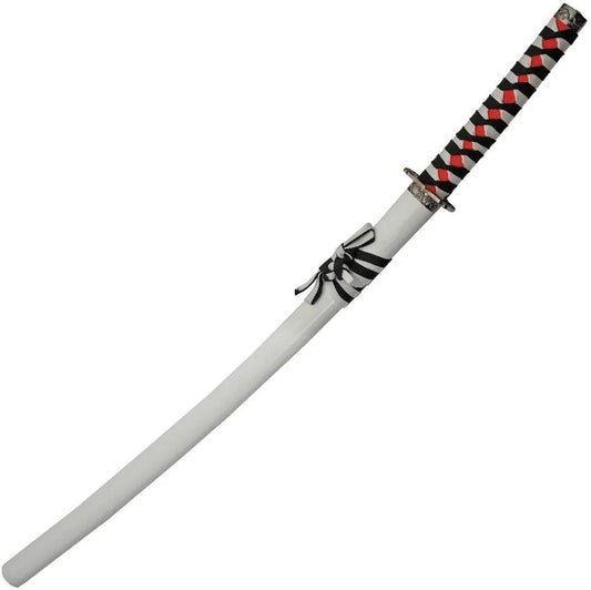 Rite Edge Arctic Samurai - Satin Finish Stainless Blade With Cord Wrapped Handle And White Wood Scabbard by Rite Edge