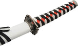 Rite Edge Arctic Samurai - Satin Finish Stainless Blade With Cord Wrapped Handle And White Wood Scabbard by Rite Edge