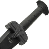 Combat Gladius 24in Full Tang Sword with Black 3Cr13 Blade ABS Handle Nylon Sheath for Martial Arts Enthusiasts by China Made