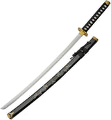 Double Dragon Samurai Sword Set 3 Piece Satin Carbon Steel Blades With Display Stand For Collectors by China Made
