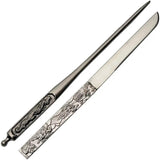 Shadow Warrior Samurai Sword 28in Satin Carbon Steel Blade Faux Leather Wrapped Handle Aluminum Scabbard For Collectors by China Made