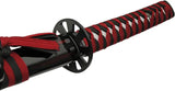 China Made Decorative Samurai Sword Showpiece With 1045 Carbon Steel Blade And Red Cord Wrap For Collectors by China Made