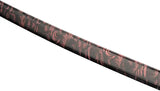 Sakura Samurai Sword Premium 1045 Carbon Steel Blade 41In Cord Wrap Handle For Collectors Black Red Blade Scabbard by China Made