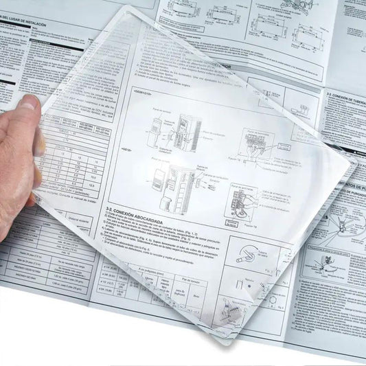 Carson Optics Page Magnifier Rigid Frame 2x Shatterproof Lens For Reading Fine Print by Carson Optics