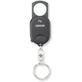 Carson Optics Pop Up Keychain Magnifier 7x GN70 Retractable Lens For On The Go Reading by Carson Optics