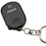 Carson Optics Pop Up Keychain Magnifier 7x GN70 Retractable Lens For On The Go Reading by Carson Optics