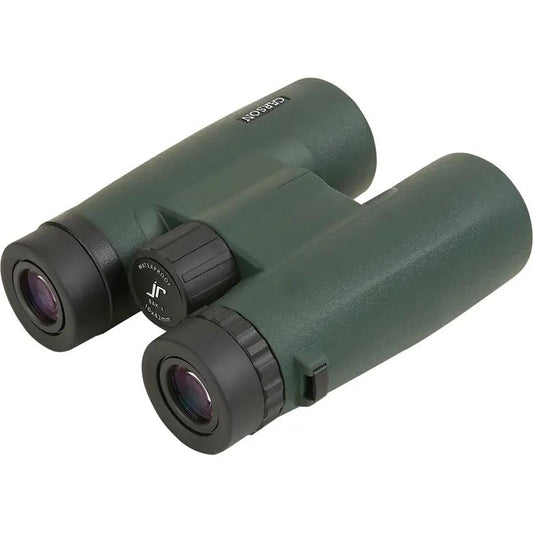 Carson Optics 10x42 Binoculars JR042 Waterproof Fogproof Roof Prism With Large Focus Wheel For Outdoor Enthusiasts by Carson Optics
