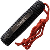 Colonial Auto Ranger Automatic Opening Knife Button Lock Satin Tanto Blade Black Polymer Handle EDC Tactical by Colonial