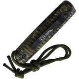 Colonial Auto Ranger Automatic Folding Knife With Button Lock For Outdoors Rugged Mossy Oak Camo Tanto Blade by Colonial