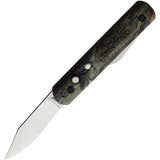 Colonial Auto Button Lock Knife With Satin Clip Point Blade Mossy Oak 725 For Hunters And Outdoor Enthusiasts by Colonial