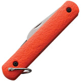 Colonial Auto Paratrooper Knife Automatic Opening 4.5in Closed 3in Clip Point Orange Handle Survival Ready by Colonial