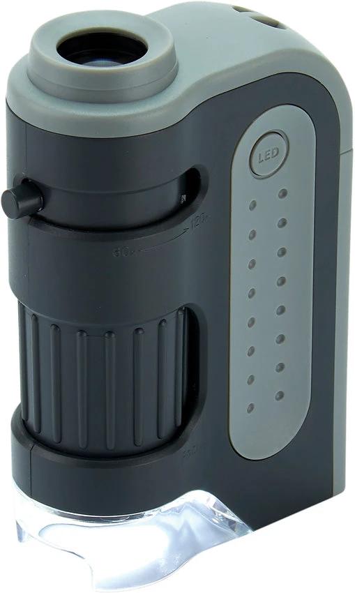 Carson Optics MicroBrite Plus MM300 Portable Microscope 60-120X Magnification LED Light For Beginners by Carson Optics