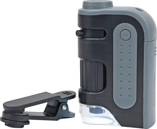 Carson Pocket Microscope MicroBrite 60 120X LED Light Pro by Carson Optics