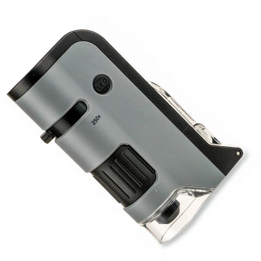 Carson Optics Pocket Microscope 100 To 250X Magnification Portable Handheld Tool For Students And Hobbyists by Carson Optics
